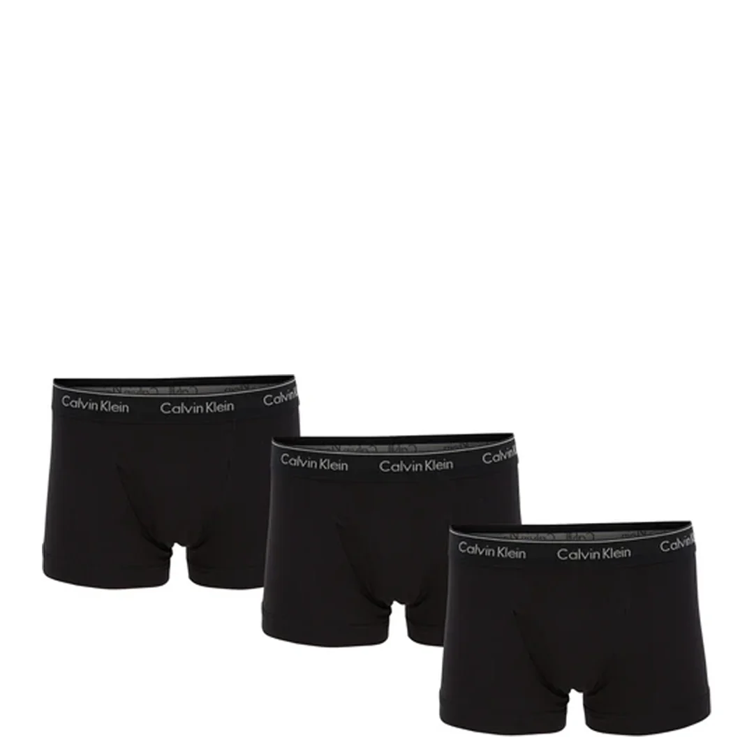 3-PACK CLASSIC FIT TRUNKS BLACK - Image 4