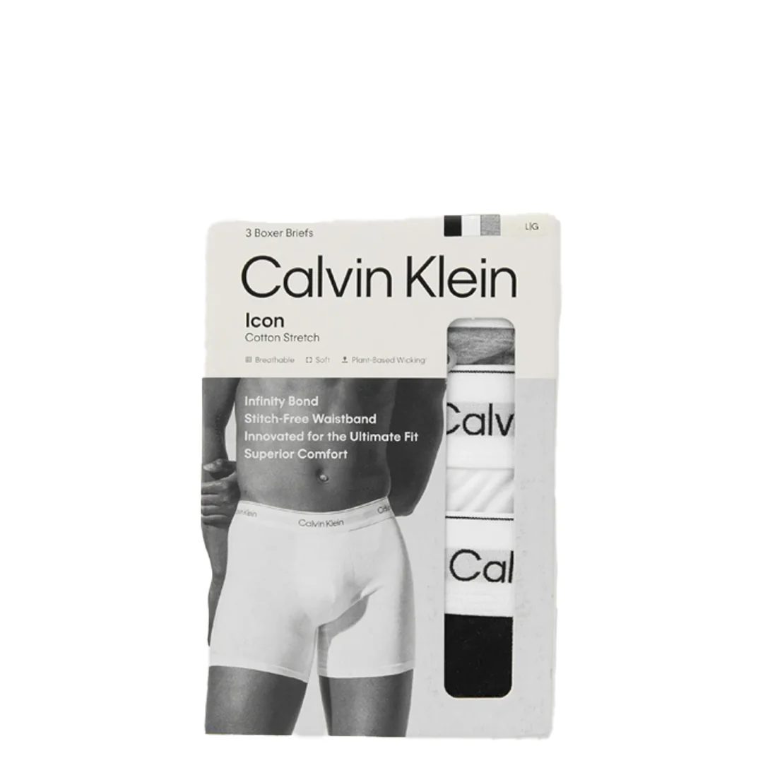 3-PACK ICON COTTON STRETCH BOXER BRIEFS - Image 2