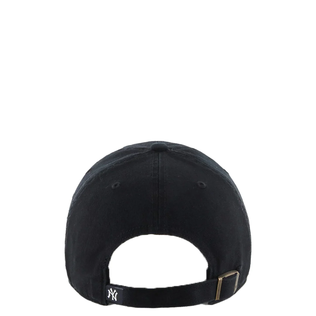 47 BRAND MLB NEW YORK YANKEES BLACK CLEAN UP CAP - Image 2