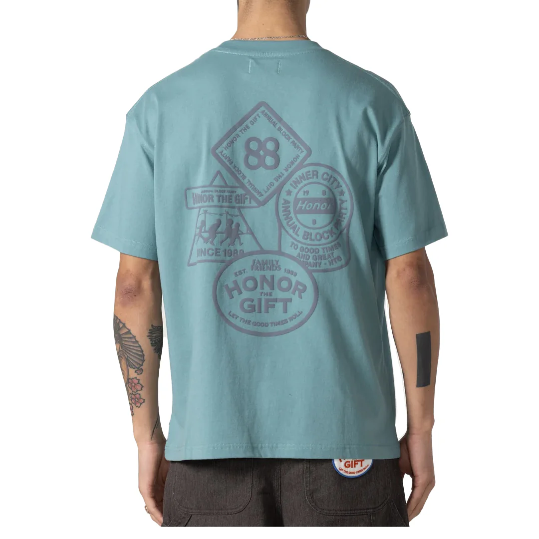 88 BLOCK T-SHIRT GREEN - Image 4