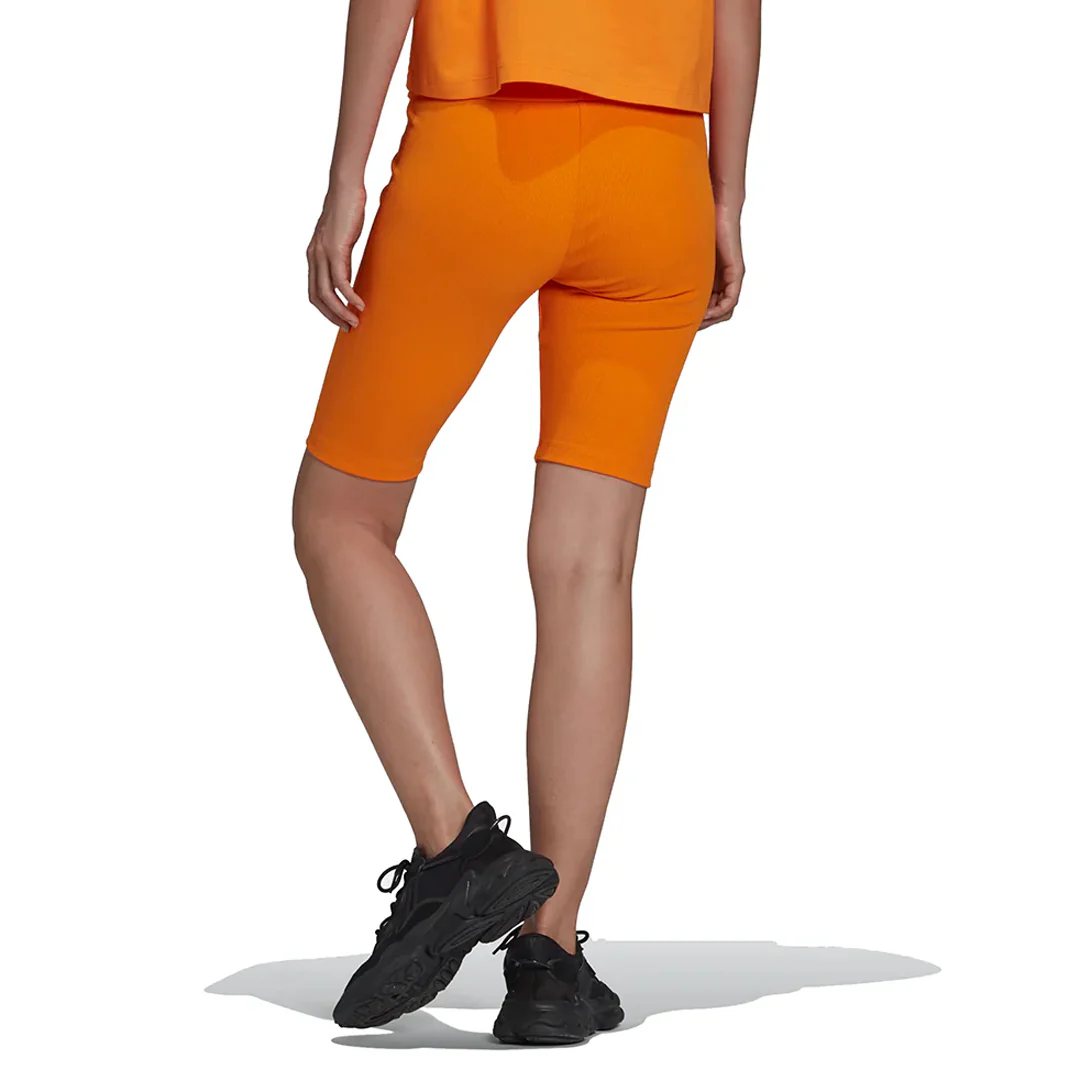 WOMEN'S ADICOLOR ESSENTIALS SHORT TIGHTS ORANGE - Image 3