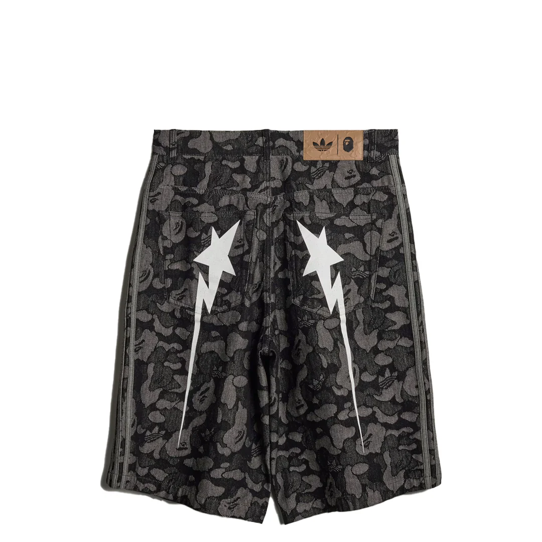 ADIDAS X BAPE SHARK DENIM JORTS - Image 2
