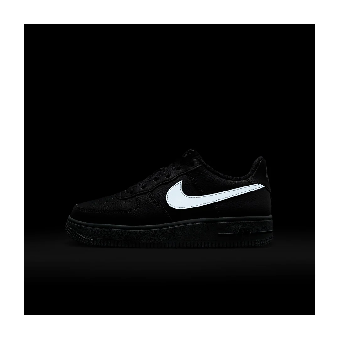 AIR FORCE 1 GS BLACK/ WOLF GREY - Image 4