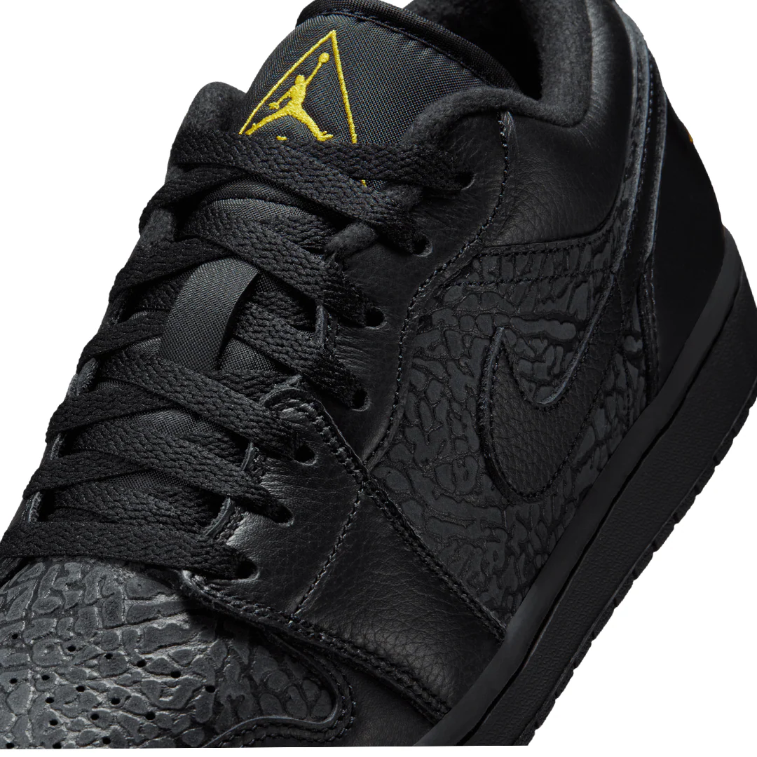 AIR JORDAN 1 LOW SE BLACK/TOUR YELLOW - Image 4