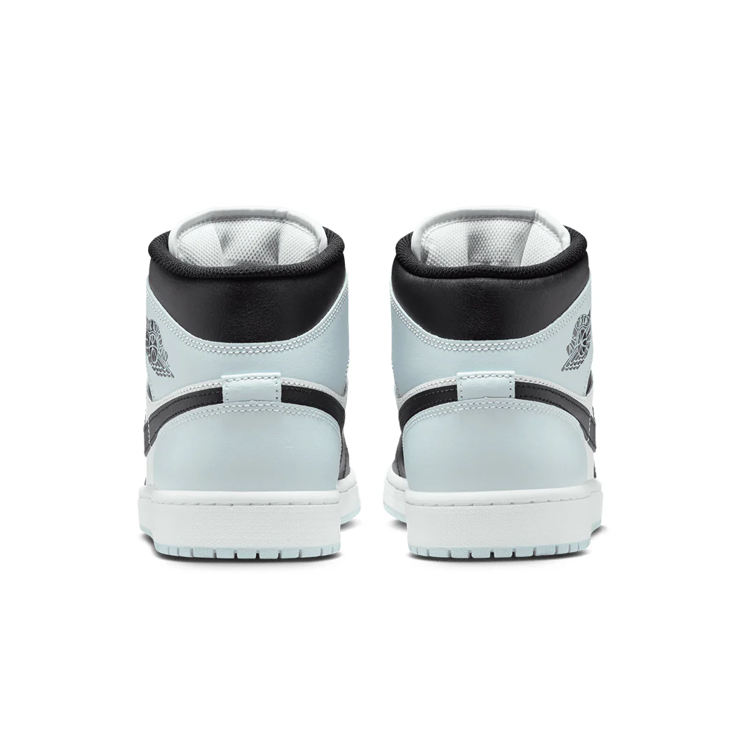 AIR JORDAN 1 MID BLACK/SQUADRON BLUE - Image 3