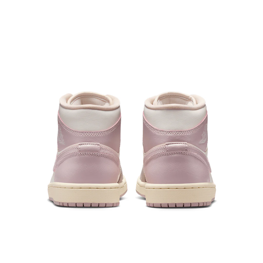 WOMEN'S AIR JORDAN 1 MID ENIGMA STONE PARTICLE ROSE - Image 2