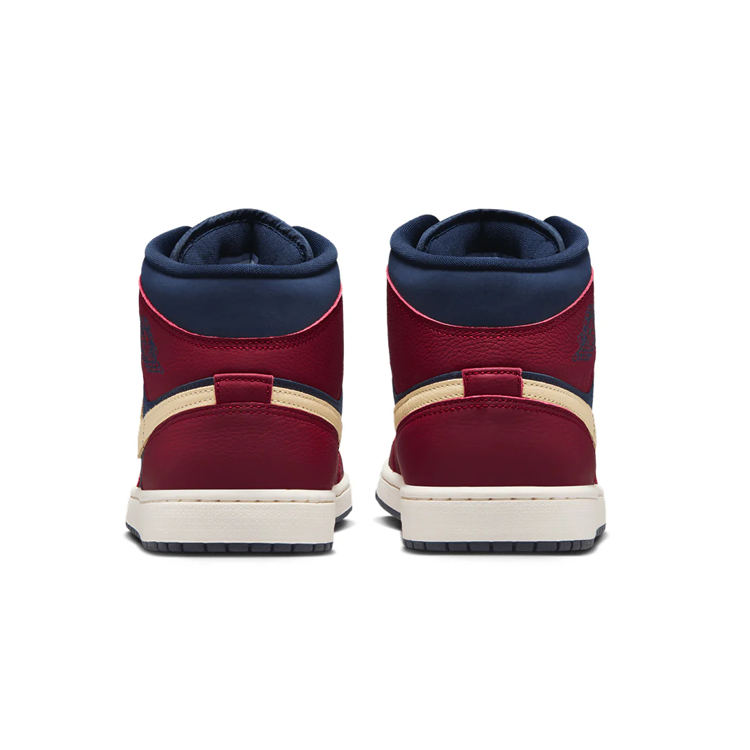 AIR JORDAN 1 MID SE TEAM RED/ PALE VANILLA - Image 3