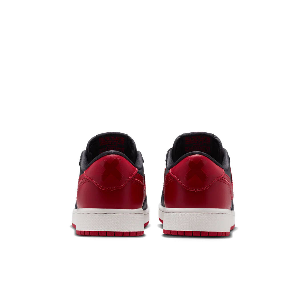 AIR JORDAN 1 RETRO LOW OG (GS) VARSITY RED / SUMMIT WHITE "BANNED" - Image 3