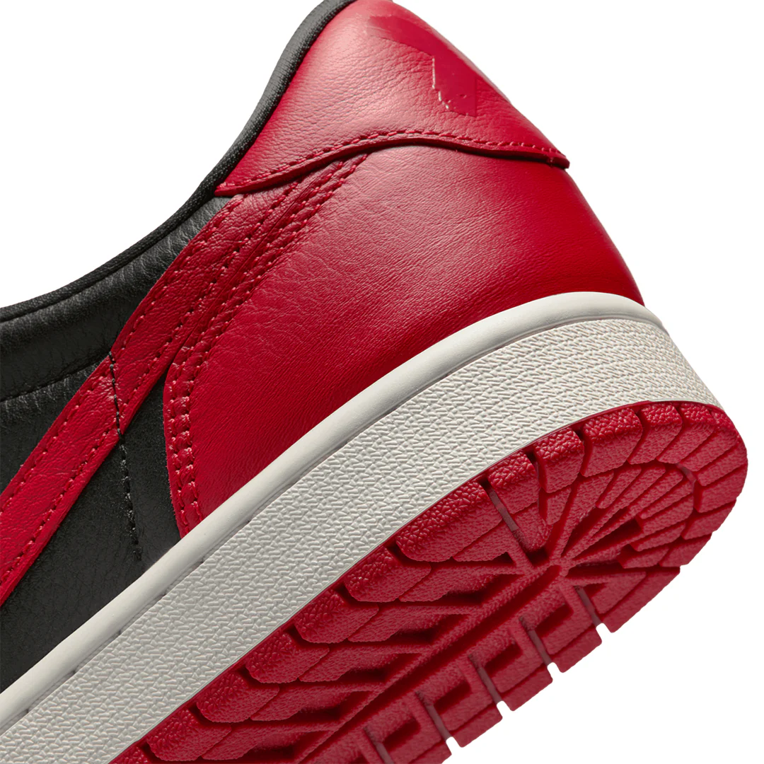 AIR JORDAN 1 RETRO LOW OG VARSITY RED/SUMMIT WHITE "BANNED" - Image 6