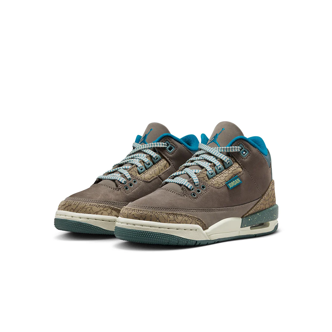 AIR JORDAN 3 RETRO GS OLIVE GREY - Image 2