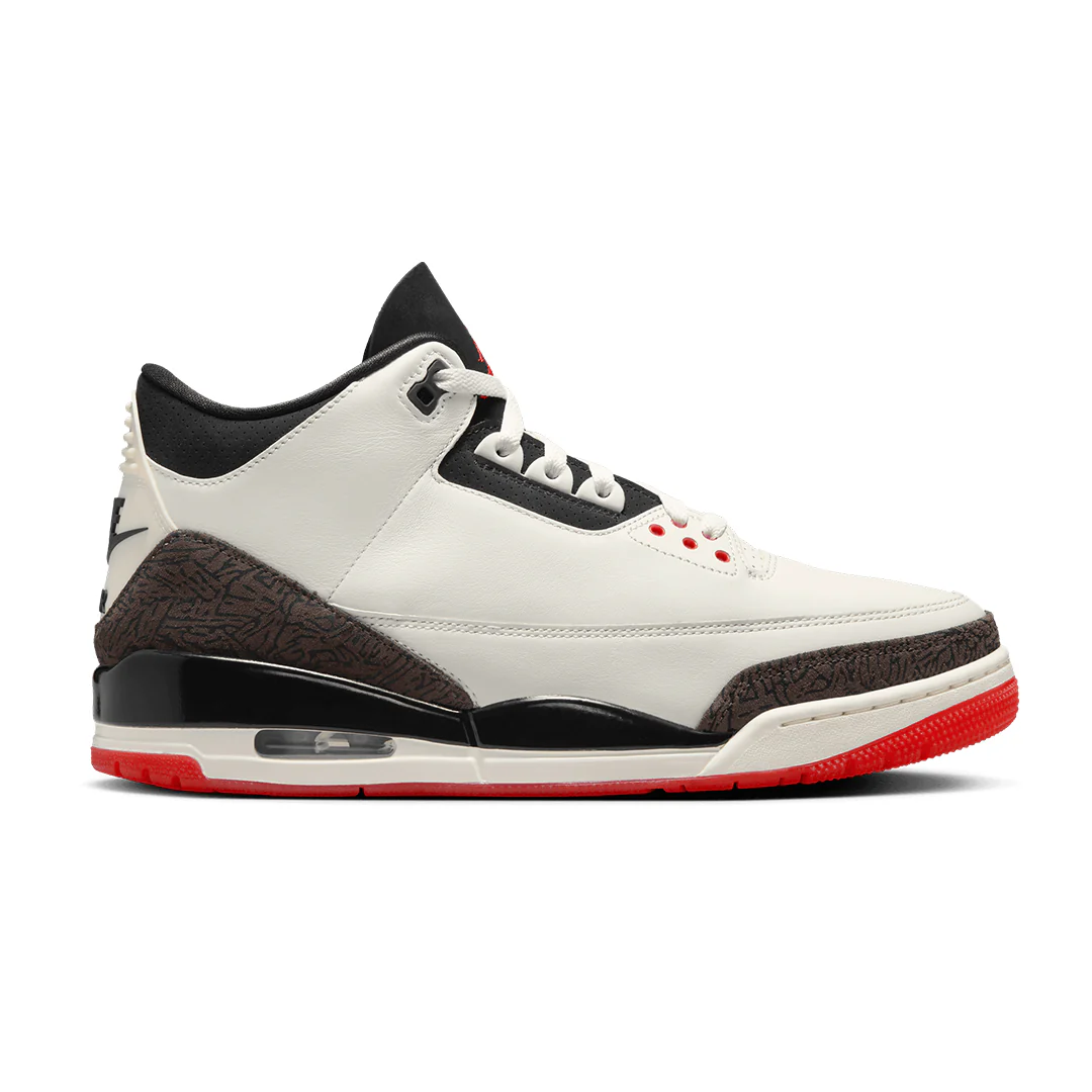 AIR JORDAN 3 RETRO SAIL/BLACK-UNIVERSITY RED "WORLD'S BEST DAD"