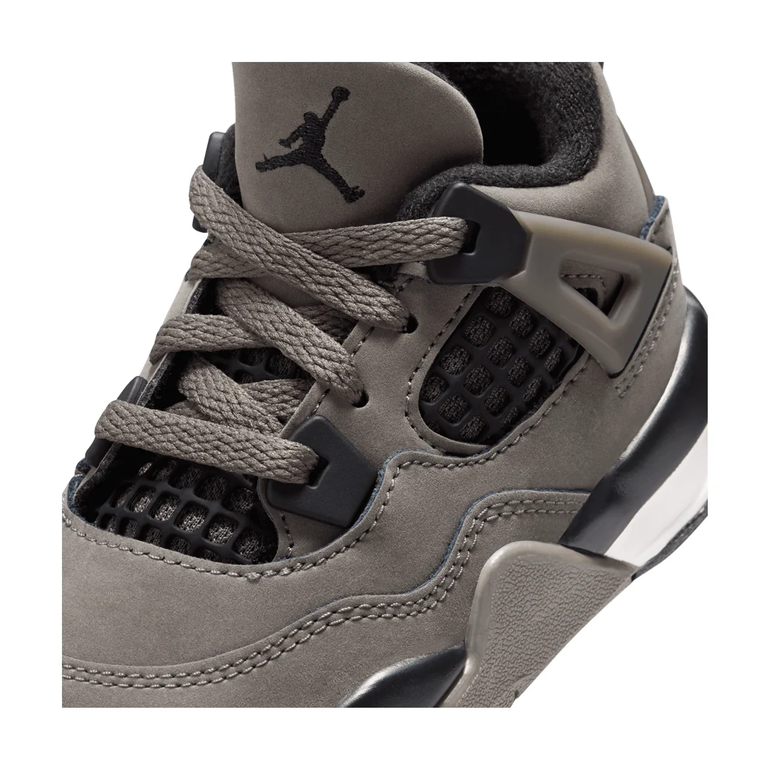 AIR JORDAN 4 RETRO (TD) CAVE STONE/BLACK - Image 4