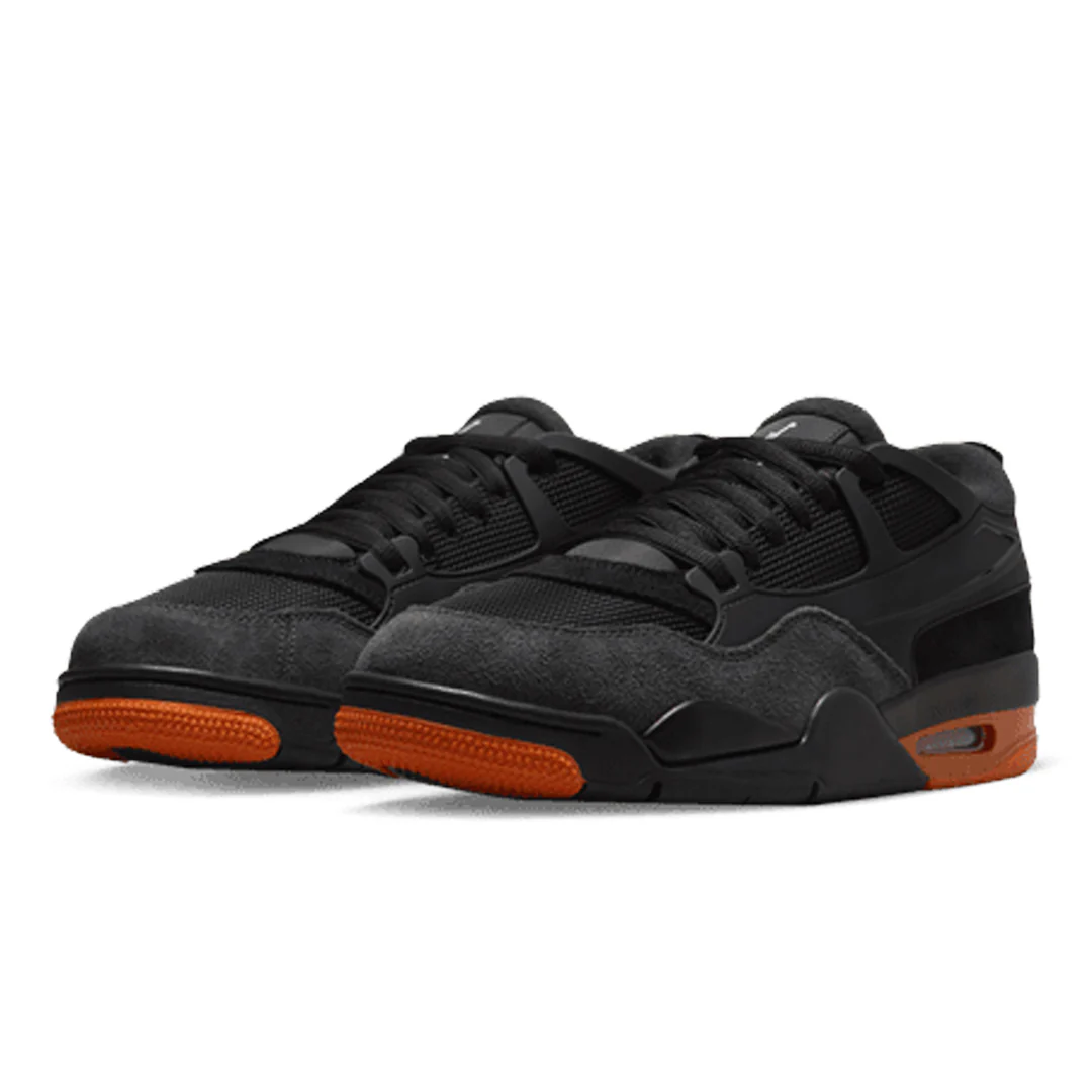 AIR JORDAN 4 RM BLACK/STARFISH - Image 2