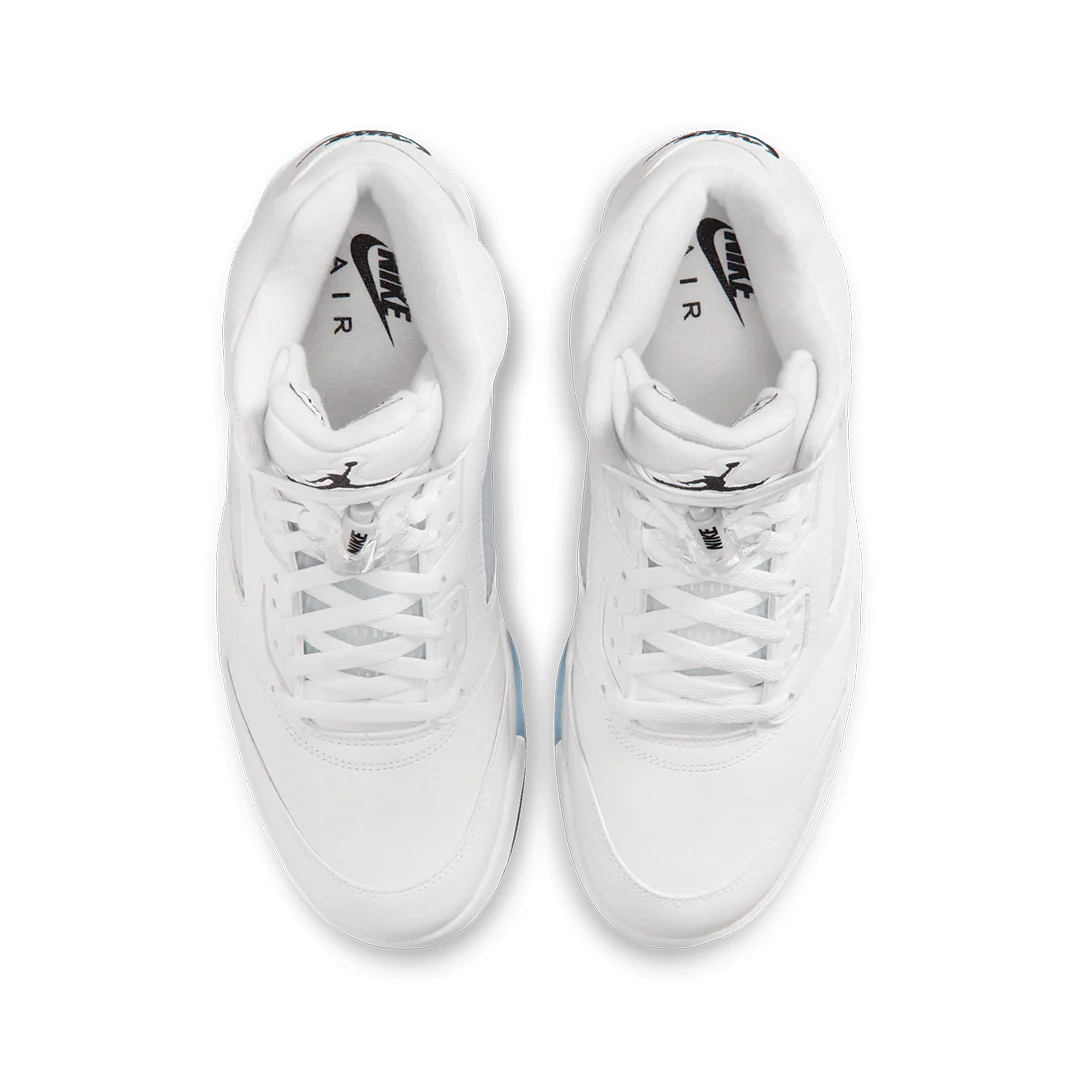 AIR JORDAN 5 RETRO 'WHITE METALLIC' - Image 4
