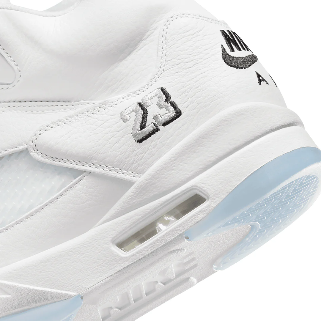 AIR JORDAN 5 RETRO 'WHITE METALLIC' - Image 6