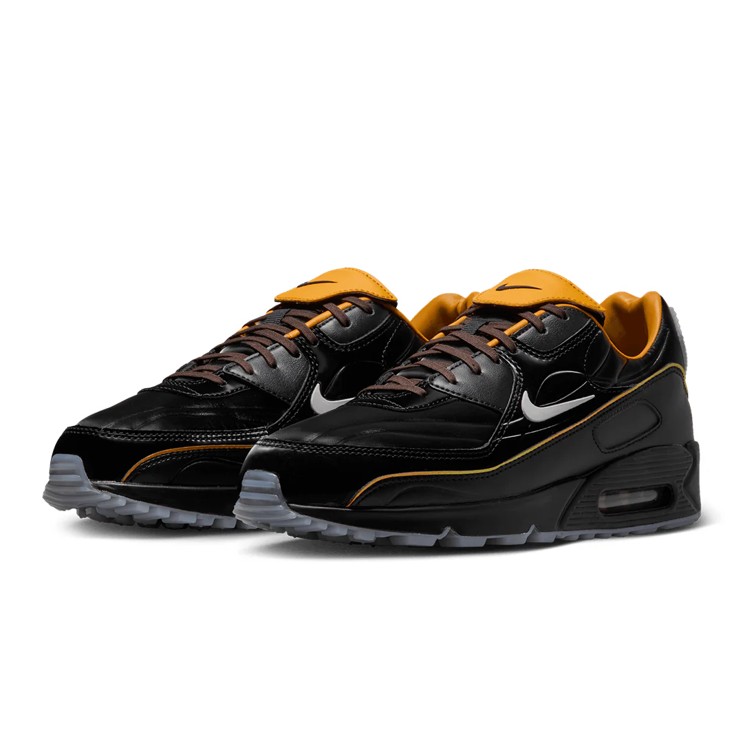 AIR MAX 90 SE BLACK/WHITE & GOLD LEAF-PEAR "MERCURIAL" - Image 3