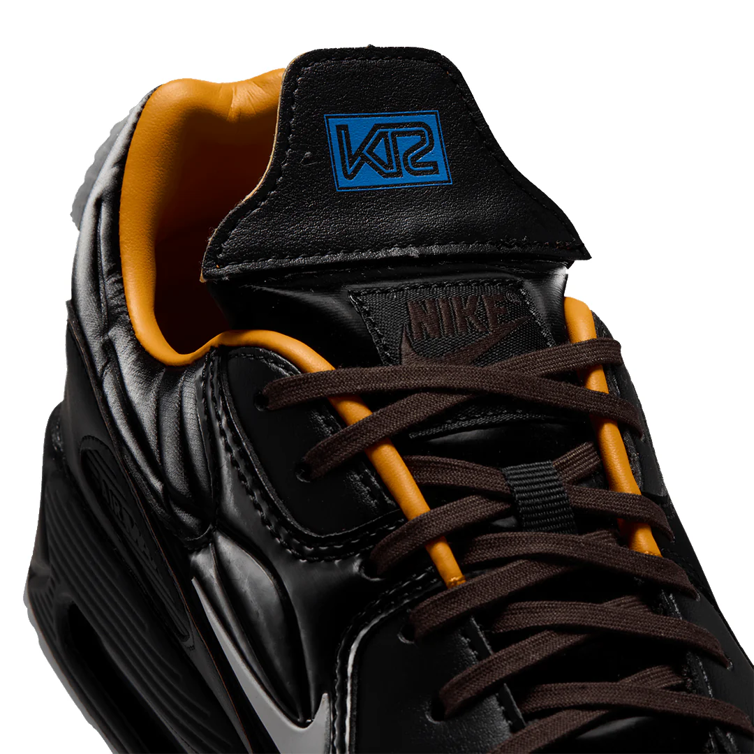 AIR MAX 90 SE BLACK/WHITE & GOLD LEAF-PEAR "MERCURIAL" - Image 7