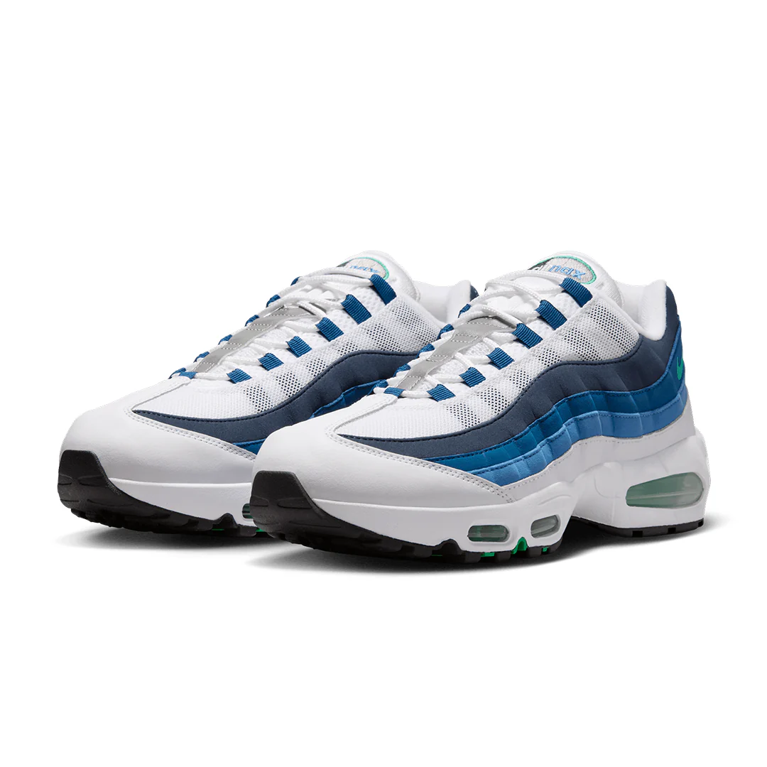 AIR MAX 95 OG WHITE/EMERALD GREEN-LAKE BLUE - Image 2