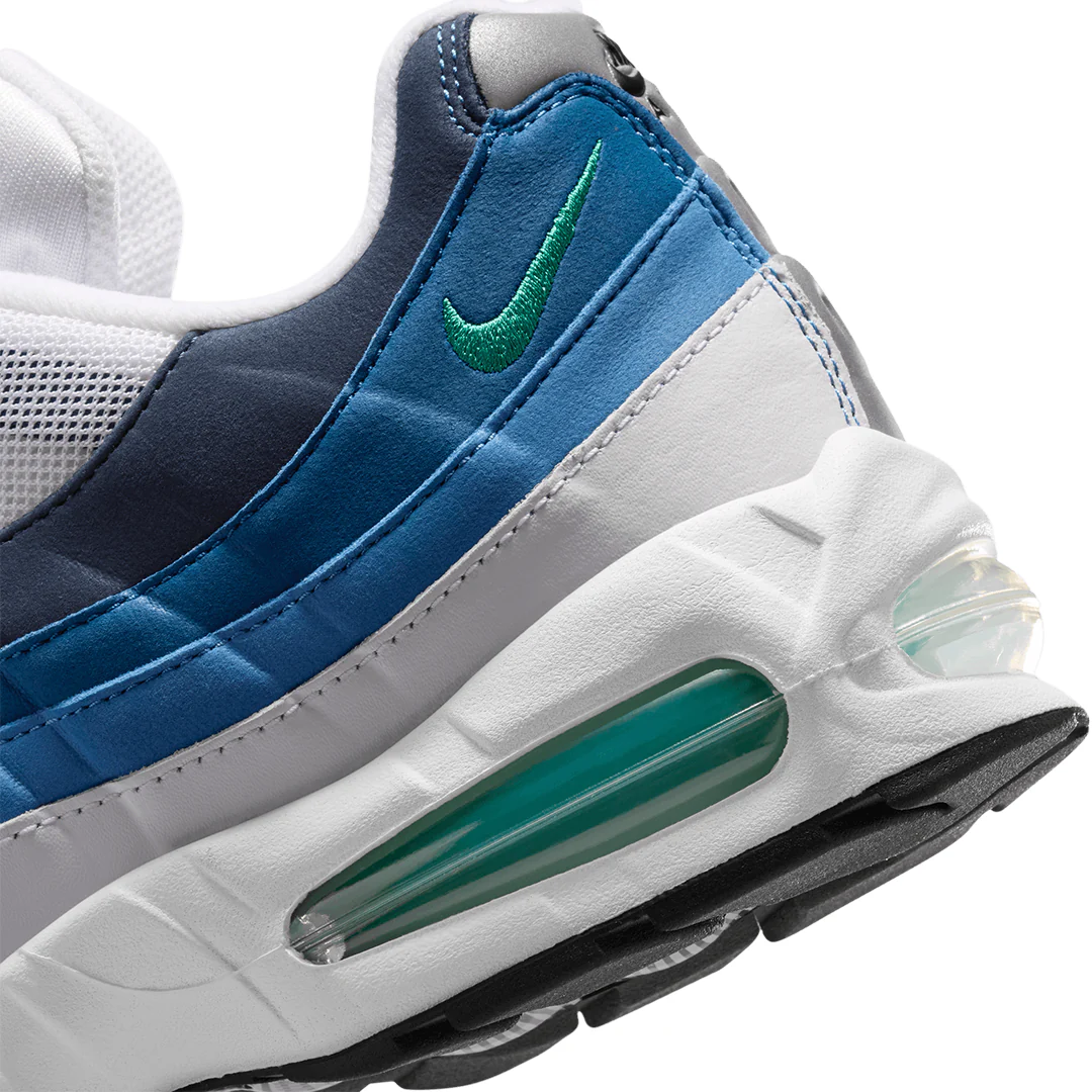 AIR MAX 95 OG WHITE/EMERALD GREEN-LAKE BLUE - Image 6