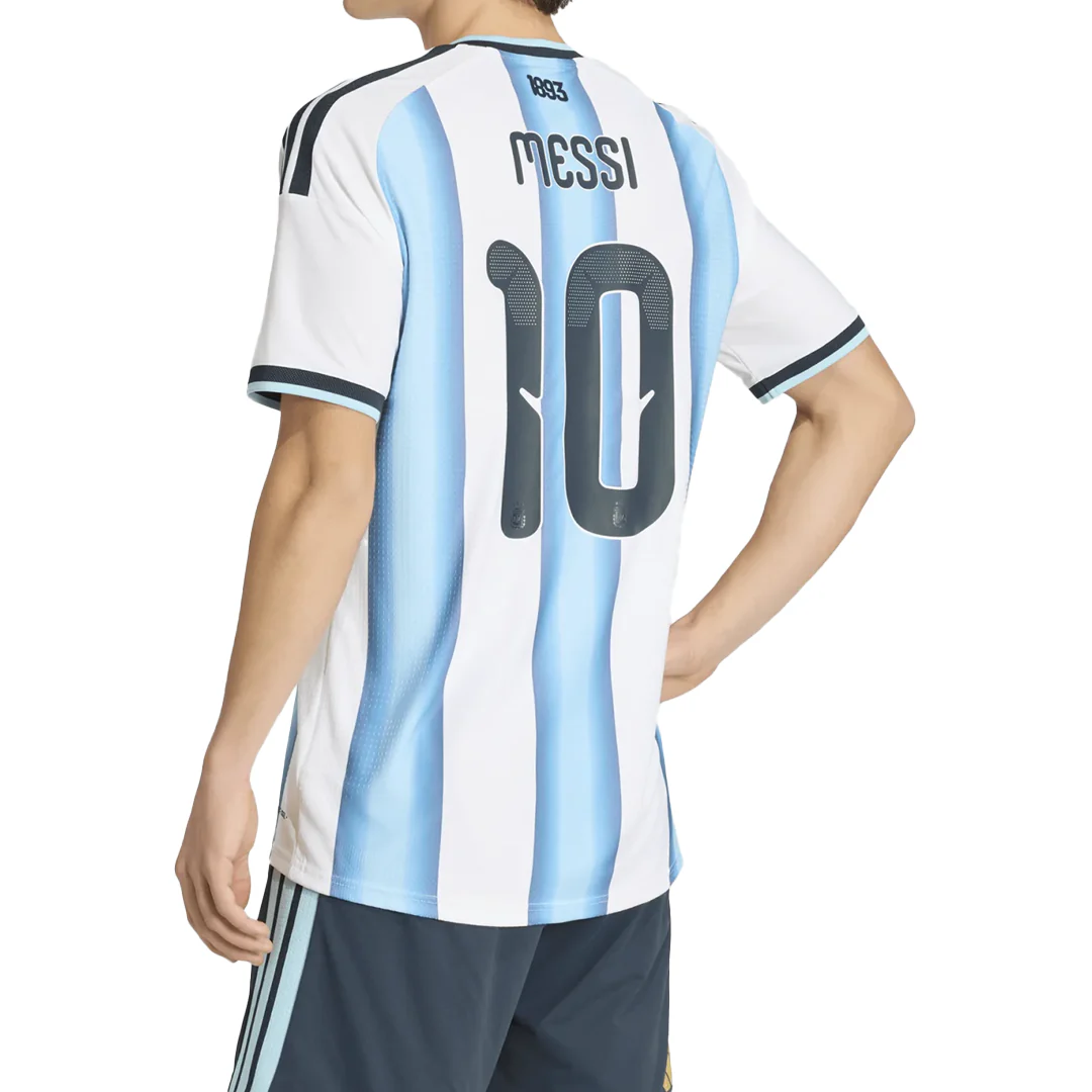 ARGENTINA 26 HOME MESSI AUTHENTIC JERSEY WHITE/LIGHT BLUE - Image 3