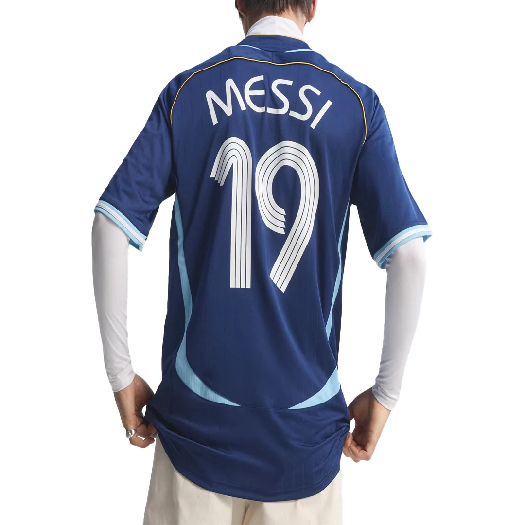 ARGENTINA AWAY MESSI JERSEY BLUE - Image 3