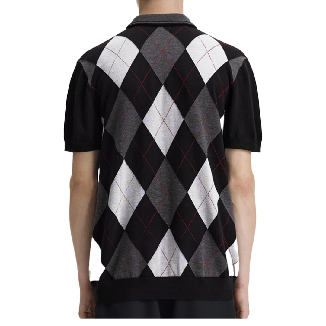 ARGYLE KNITTED SHIRT - Image 2