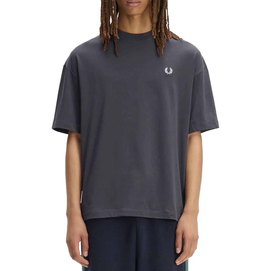 BACK PRINT LAUREL WREATH T-SHIRT ANCHOR GREY - Image 2