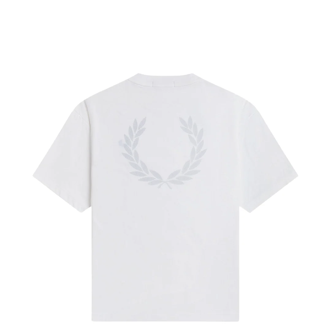 BACK PRINT LAUREL WREATH T-SHIRT SNOW WHITE - Image 3