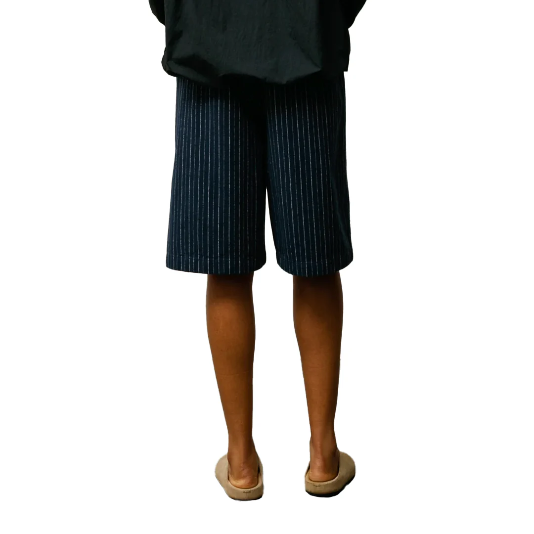 BAGGY BEACH SHORTS NAVY STRIPE - Image 3