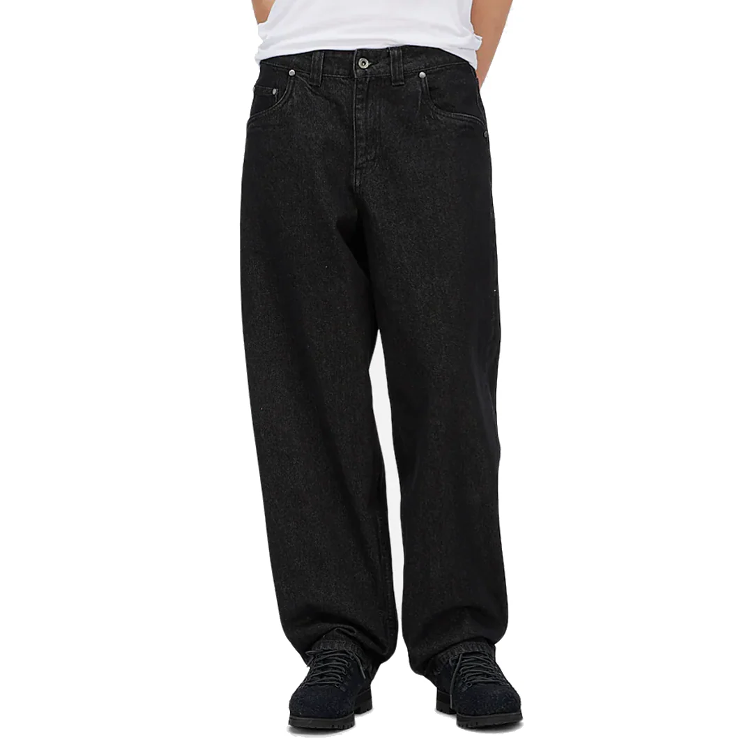 BAGGY DENIM PANTS BLACK WASHED - Image 2