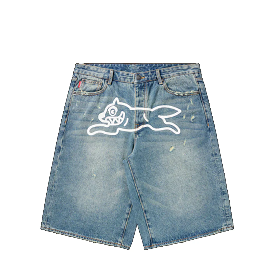 BASKIN JEAN SHORT BLUE FUDGE