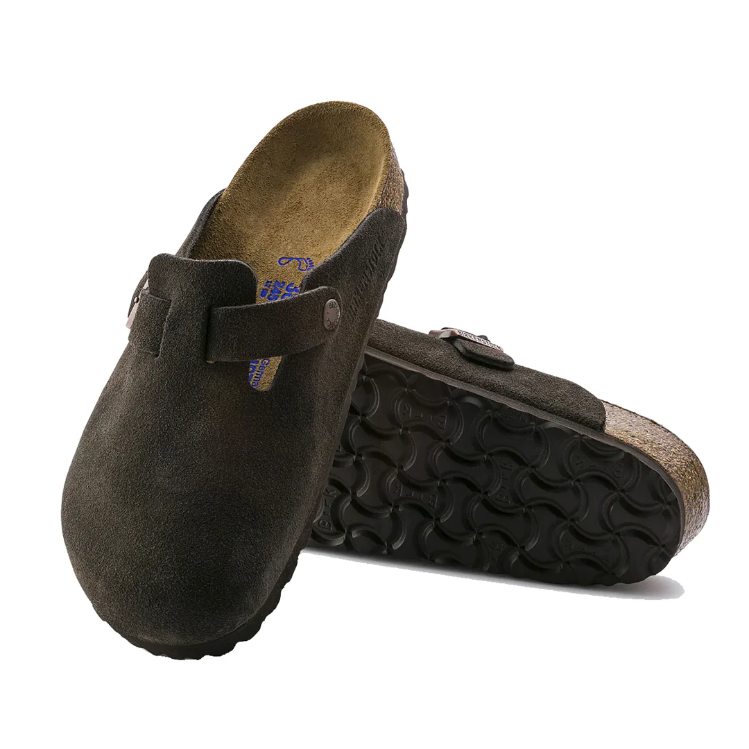 BOSTON SOFT FOOTBED SUEDE LEATHER - MOCHA - Image 3