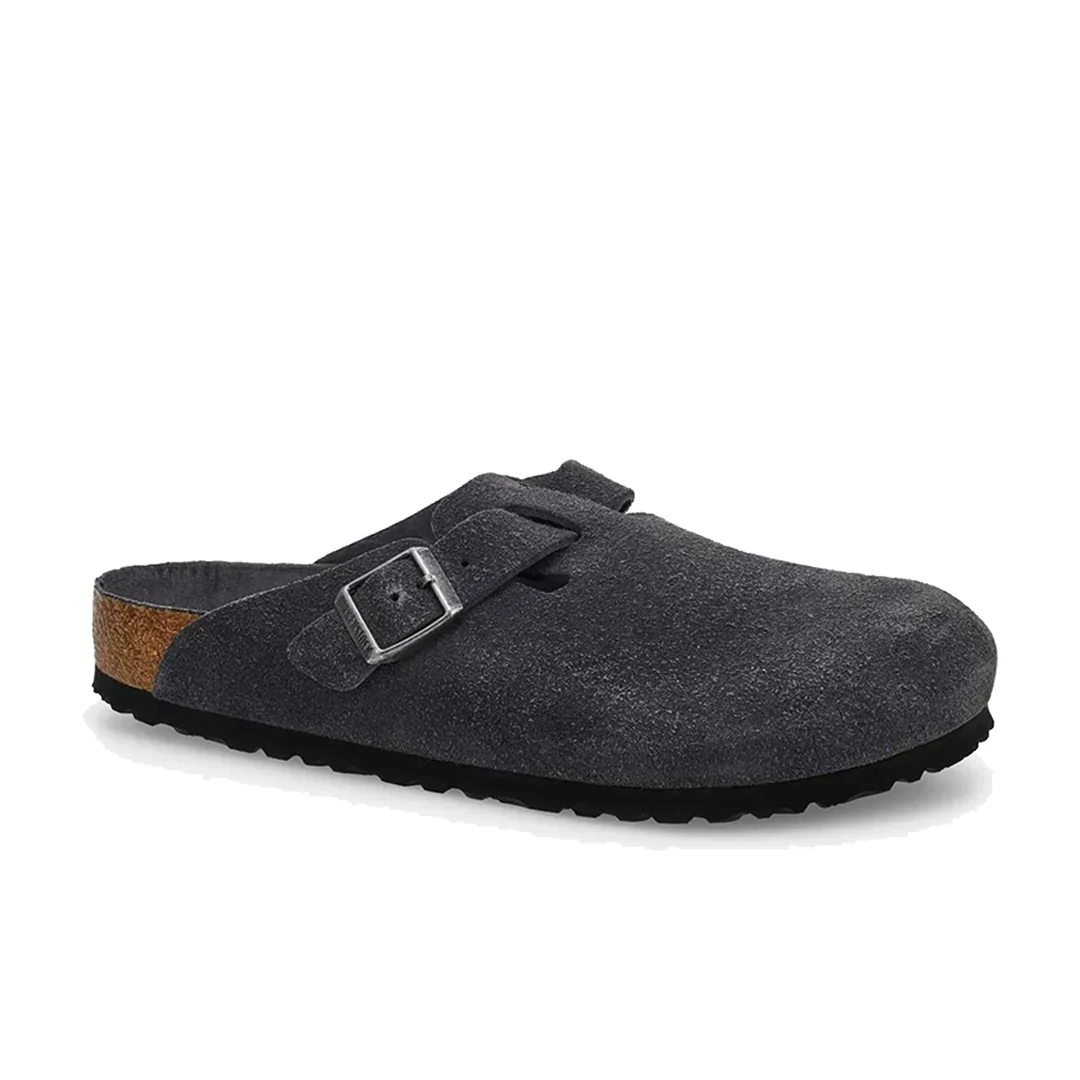 BOSTON SOFT FOOTBED SUEDE LEATHER CHARCOAL - Image 2