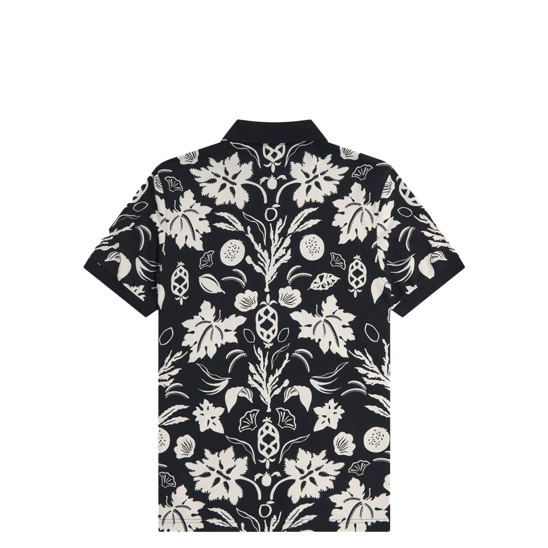 BOTANICAL PRINT POLO SHIRT - Image 2
