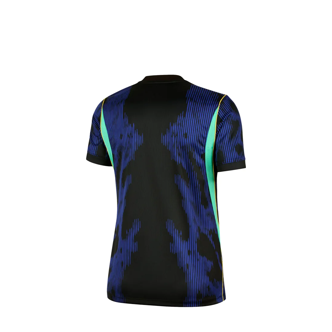 BRAZIL 2026 STADIUM AWAY WOMENS JERSEY ROYAL/BLACK - Image 2