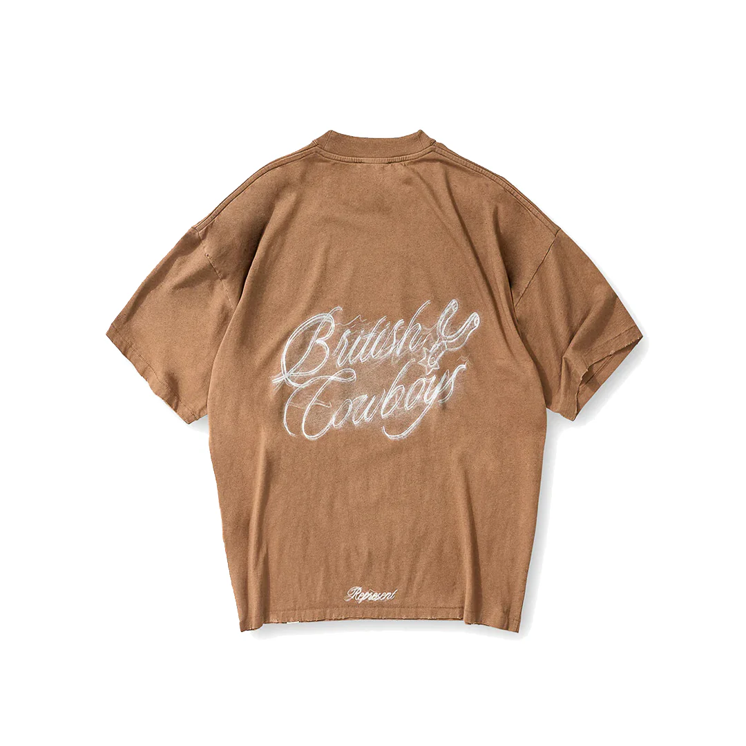 BRITISH COWBOYS T-SHIRT DUSTY BROWN - Image 2