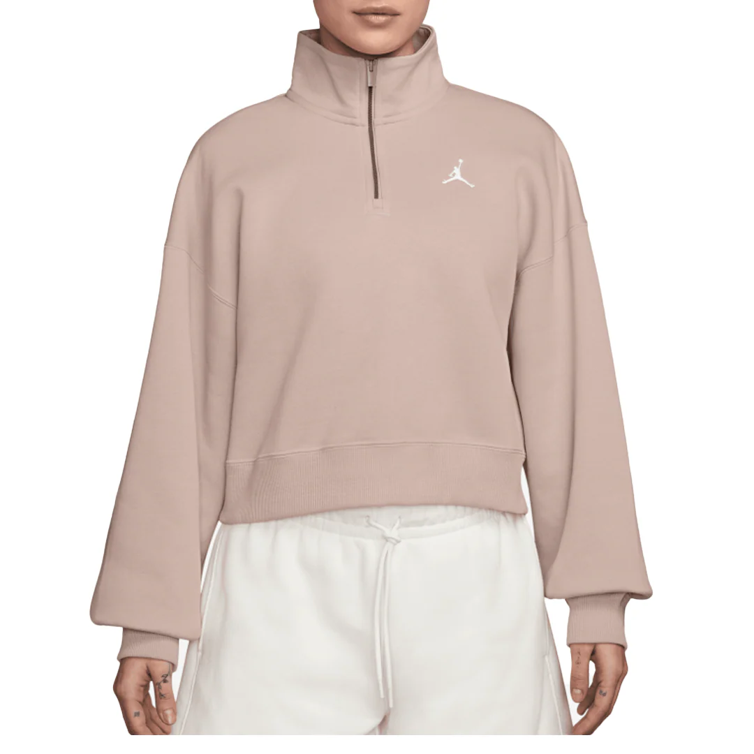 BROOKLYN FLEECE QUARTER ZIP LONG SLEEVE SHIRT