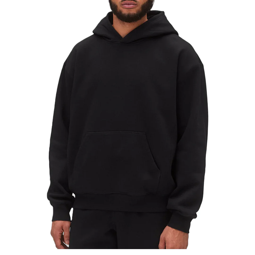 BRUSHED FLEECE '97 RELAXED HOODIE BLACK - Image 3