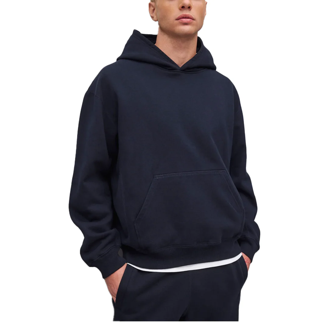 BRUSHED FLEECE '97 RELAXED HOODIE NAVY - Image 3
