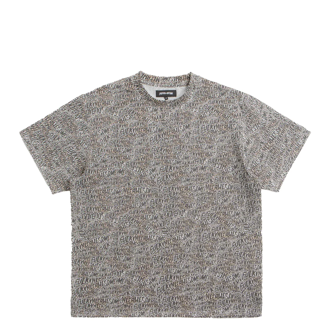 BURNT STICKER STAMP TEE