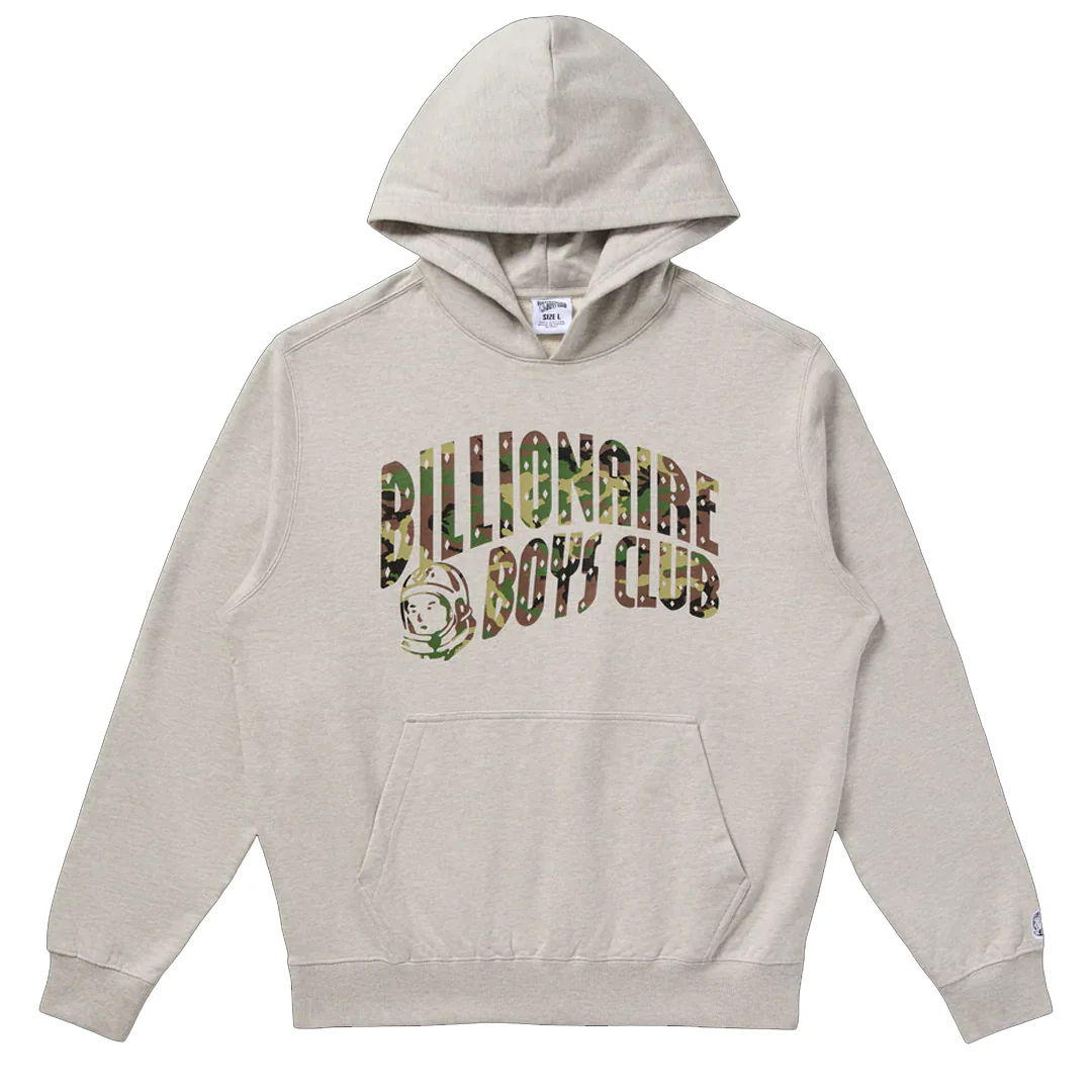 CAMO HOODIE HEATHER GREY