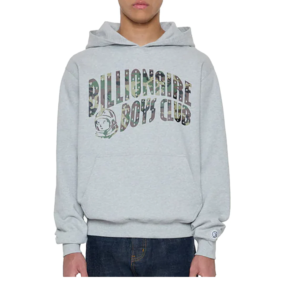 CAMO HOODIE HEATHER GREY - Image 3