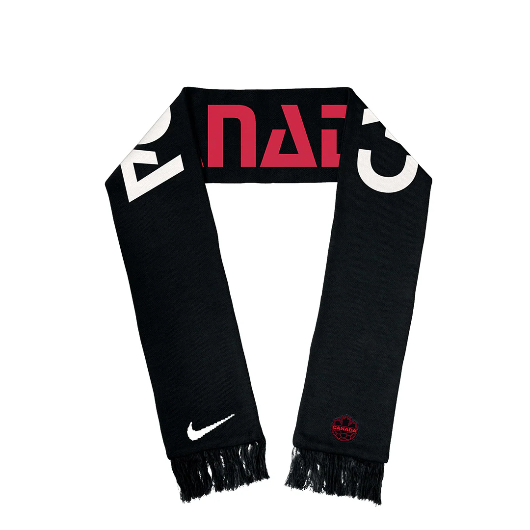 CANADA SOCCER SCARF BLACK - Image 2