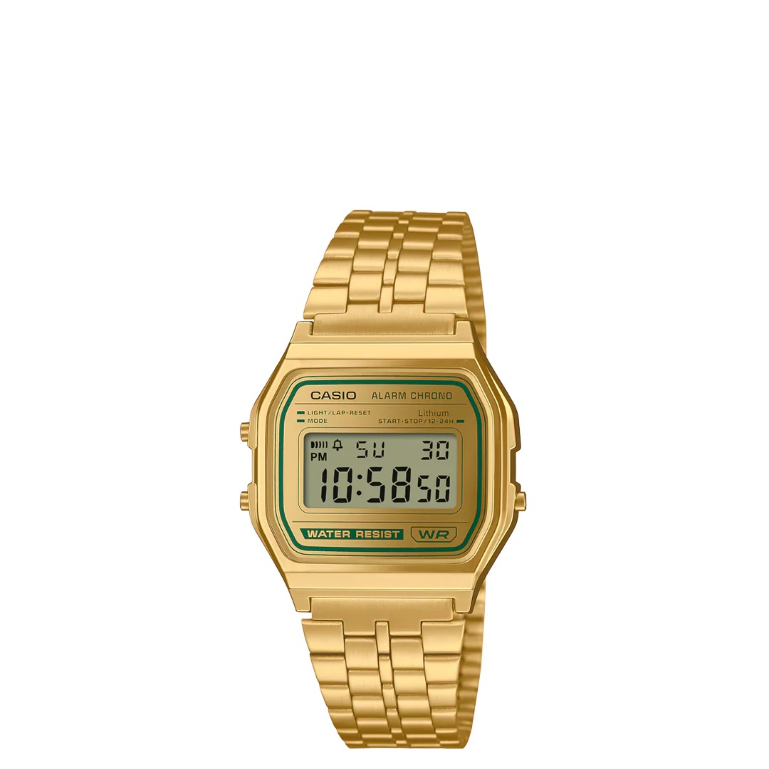 CASIO A158WEGV-9A VINTAGE GOLD WATCH