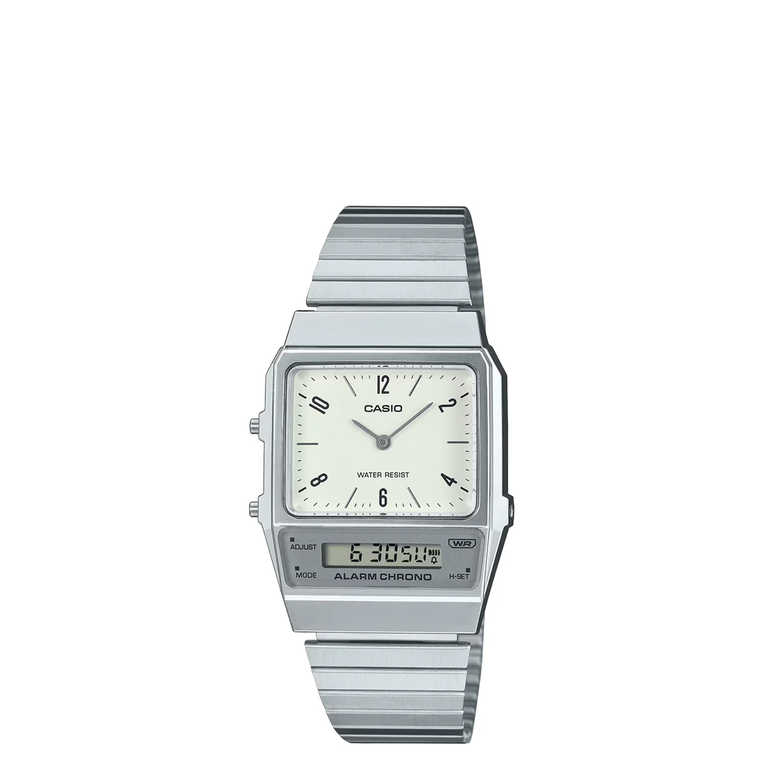 CASIO AQ800E-7A2 VINTAGE SILVER