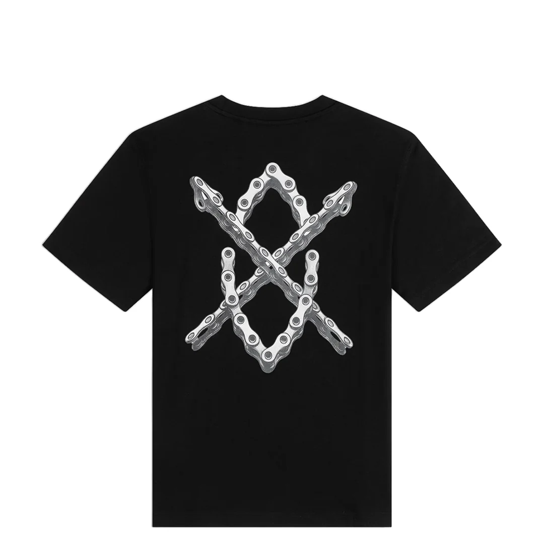 CHAIN SHIELD T-SHIRT BLACK - Image 2