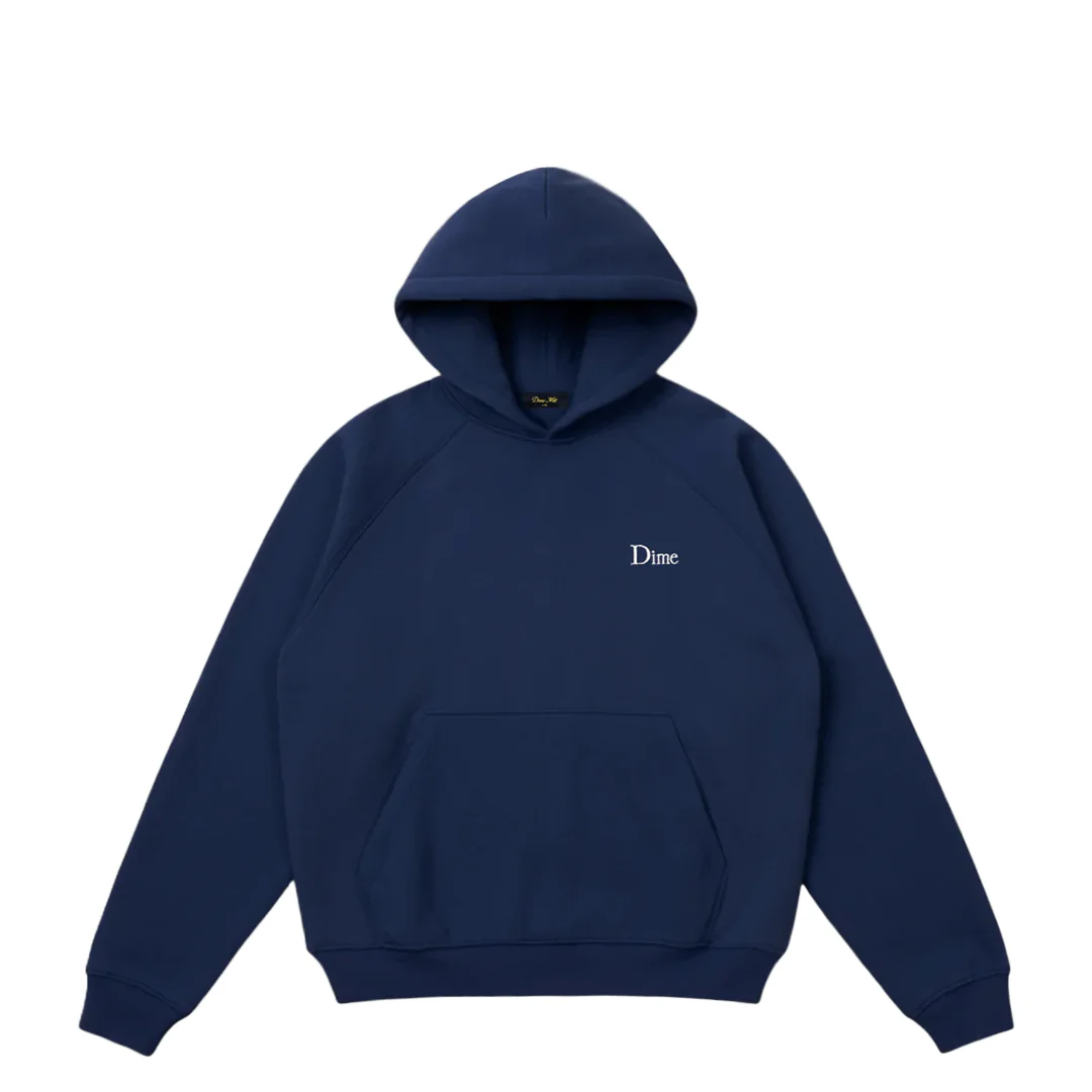 CLASSIC SMALL LOGO HOODIE NAVY