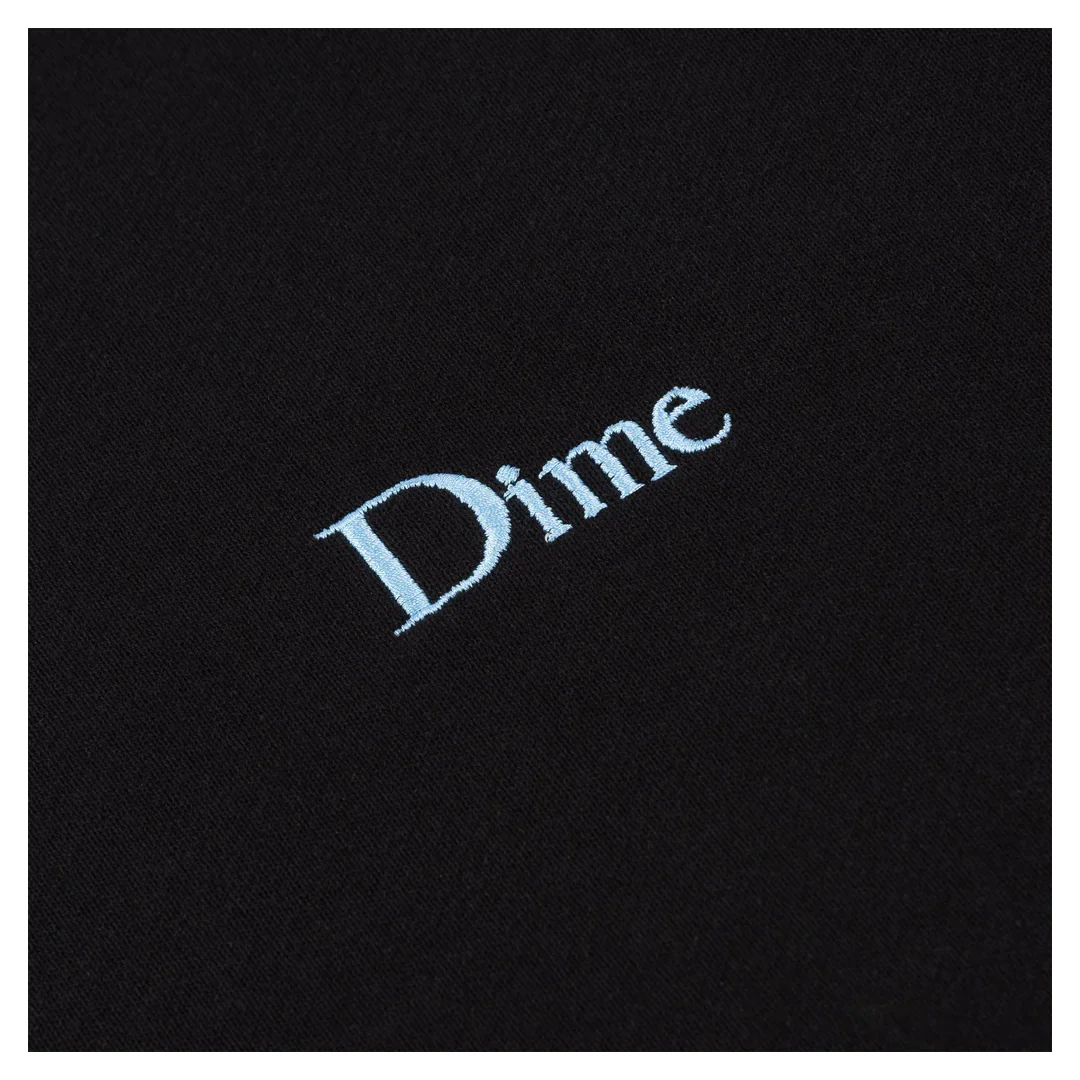 CLASSIC SMALL LOGO HOODIE BLACK/BLUE - Image 2