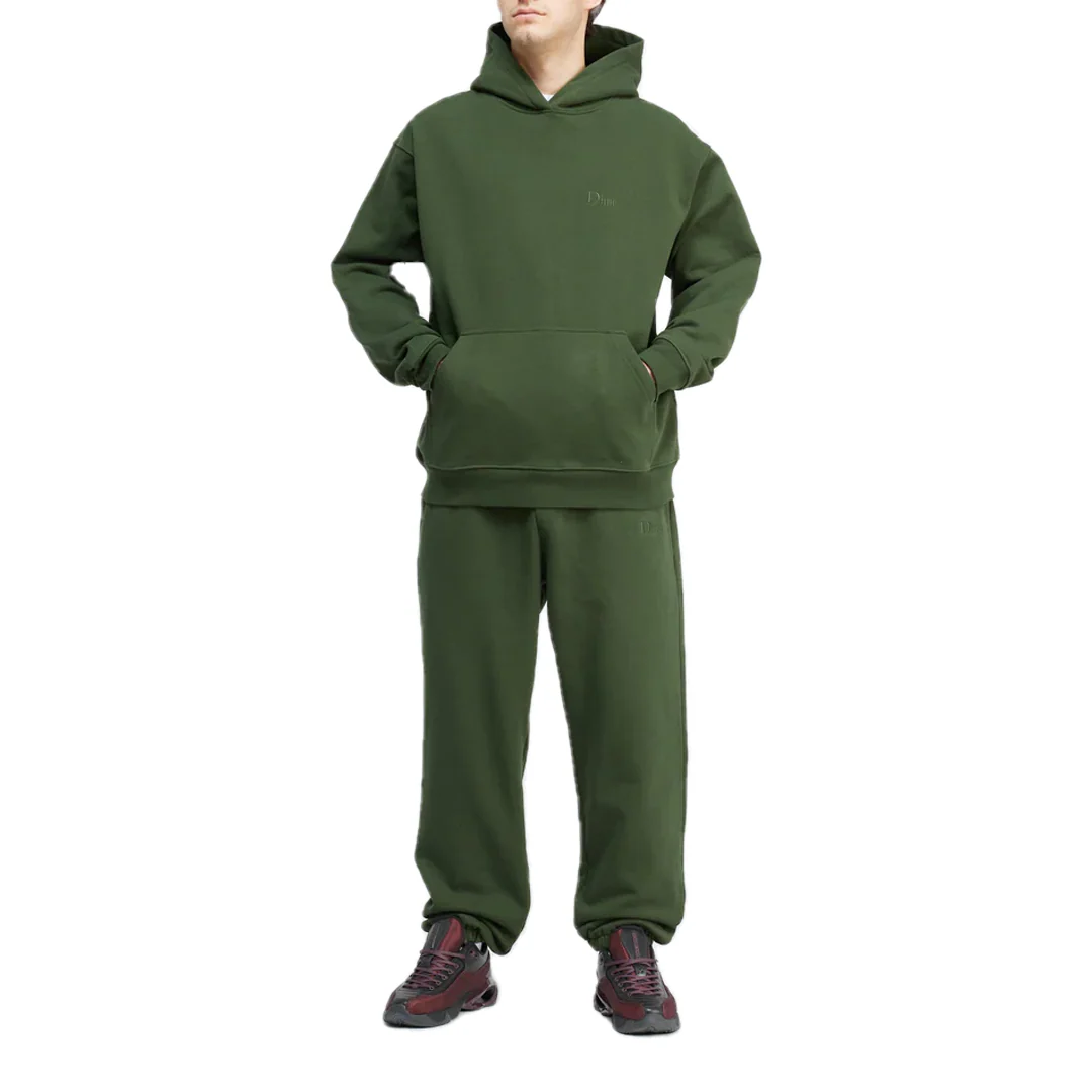 CLASSIC SMALL LOGO HOODIE FOREST GREEN - Image 2