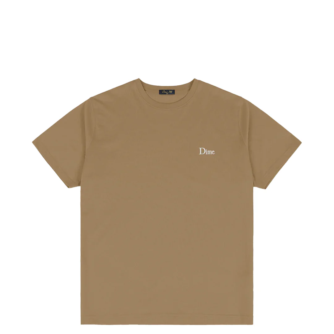 CLASSIC SMALL LOGO T-SHIRT TAN